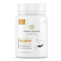 Foresta Organics - Gluco Health with Finest Fenugreek Extract (Methi) for Blood sugar health icon