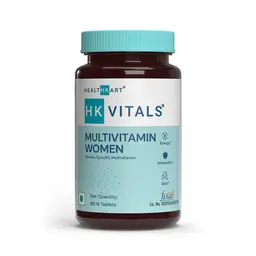 HealthKart - HK Vitals Multivitamin for Women, With Zinc, Vitamin C, Vitamin D, Multiminerals & Ginseng Extract, Boosts Energy, Stamina & Skin Health, 60 Multivitamin Tablets icon