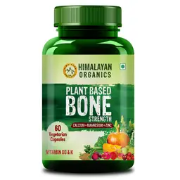 Himalayan Organics Plant Based Bone Strength with Calcium, Magnesium & Zinc icon