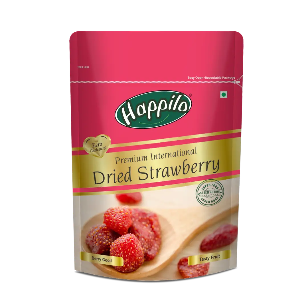 Happilo Premium International Dried Strawberry - 200 gm
