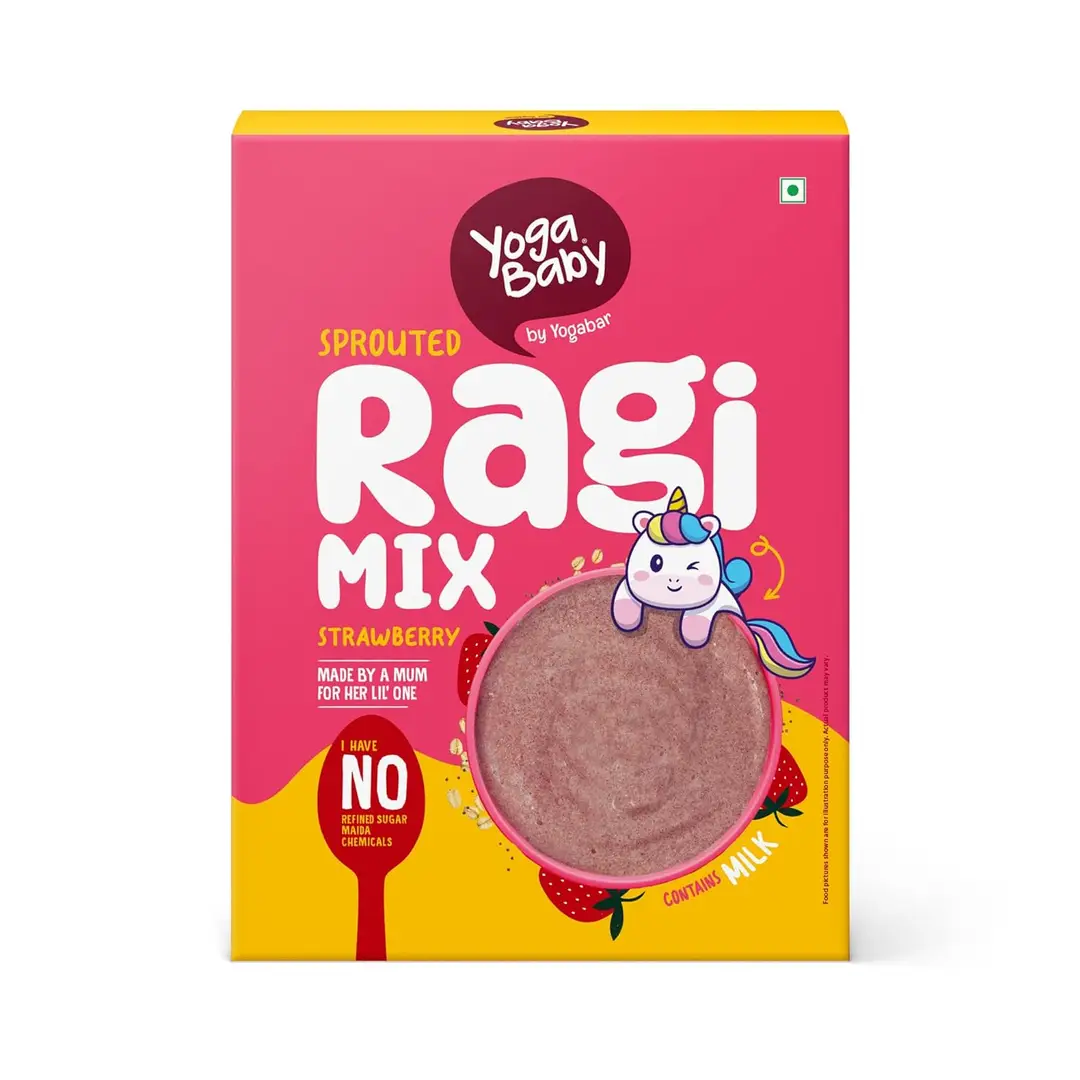 Yogababy Sprouted Ragi Mix for Healthy Snacking - 250 gm