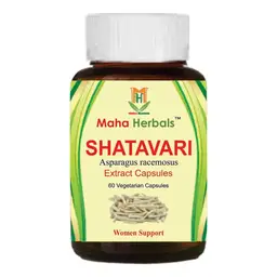 Maha Herbals - Shatavari Extract Capsules - With Asparagus racemosus - For Abdominal Cramps And Spasms