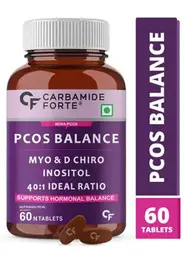 Carbamide Forte - PCOS Supplement - 40:1 Ratio 2000mg Myo-Inositol to 50mg D-Chiro-Inositol - 60 Veg Tablets icon