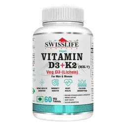 Swisslife Forever Vitamin D3 + K2 (MK7) for Immunity, Heart, Muscle and Bone Health icon