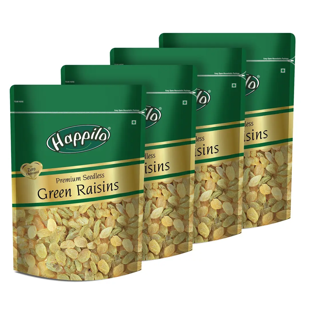 Happilo Premium Seedless Indian Raisins - Pack of 4 (1000 gm)