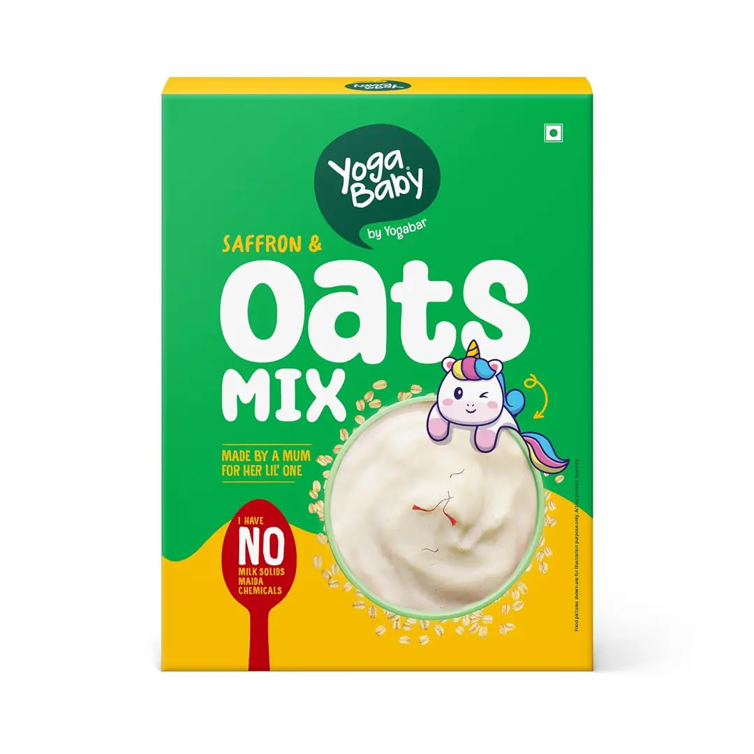 Yogababy Saffron + Oats Mix for Healthy Snacking - 250 gm
