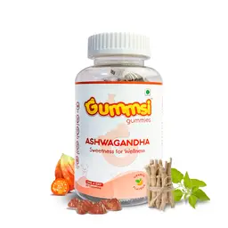 Gummsi - Ashwagandha - With Vitamin E  - For Relaxation & Focus - 30 Gummies icon
