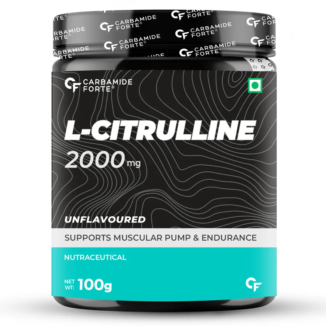 Carbamide Forte L Citrulline 2000mg for Focus and Energy - Pack of 1 (100 gm)