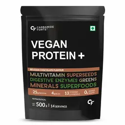 Carbamide Forte - Vegan Protein Powder - Plant Based Pea Protein Powder with Multivitamin, Minerals, Superfoods, Digestive Enzymes - 500g icon