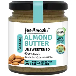 Jus Amazin -  Almond Butter - Unsweetened - with  Almonds - for Healthy Gut icon