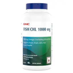 GNC - Fish Oil Omega-3s - with EPA and DHA - for Promoting Joint Health, Improves Focus and Memory icon