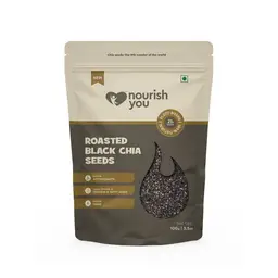 Nourish You Organic Roasted Edible Black Chia seeds for Healthy Eating icon