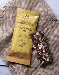 Mighty Millets - Dates Ragi Bar - with Dates, Ragi, Nuts and seeds - for Satisfying your sweet cravings  (Pack of 8) icon