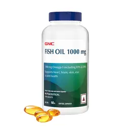 GNC - Fish Oil Omega-3s - with EPA and DHA - for Promoting Joint Health, Improves Focus and Memory