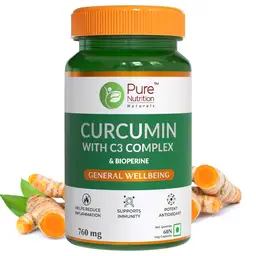 Pure Nutrition Curcumin with C3 complex l Curcumin capsules to boost Joint Health icon