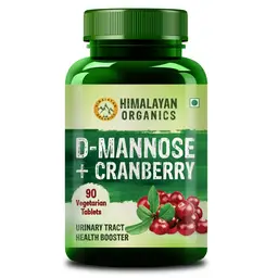 Himalayan Organics D-Mannose + Cranberry for Kidney Health & Urinary Tract Infection icon