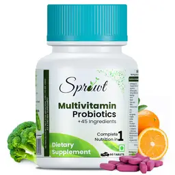 Sprowt Multivitamin with Probiotics + 45 Ingredients for Improving Metabolism icon