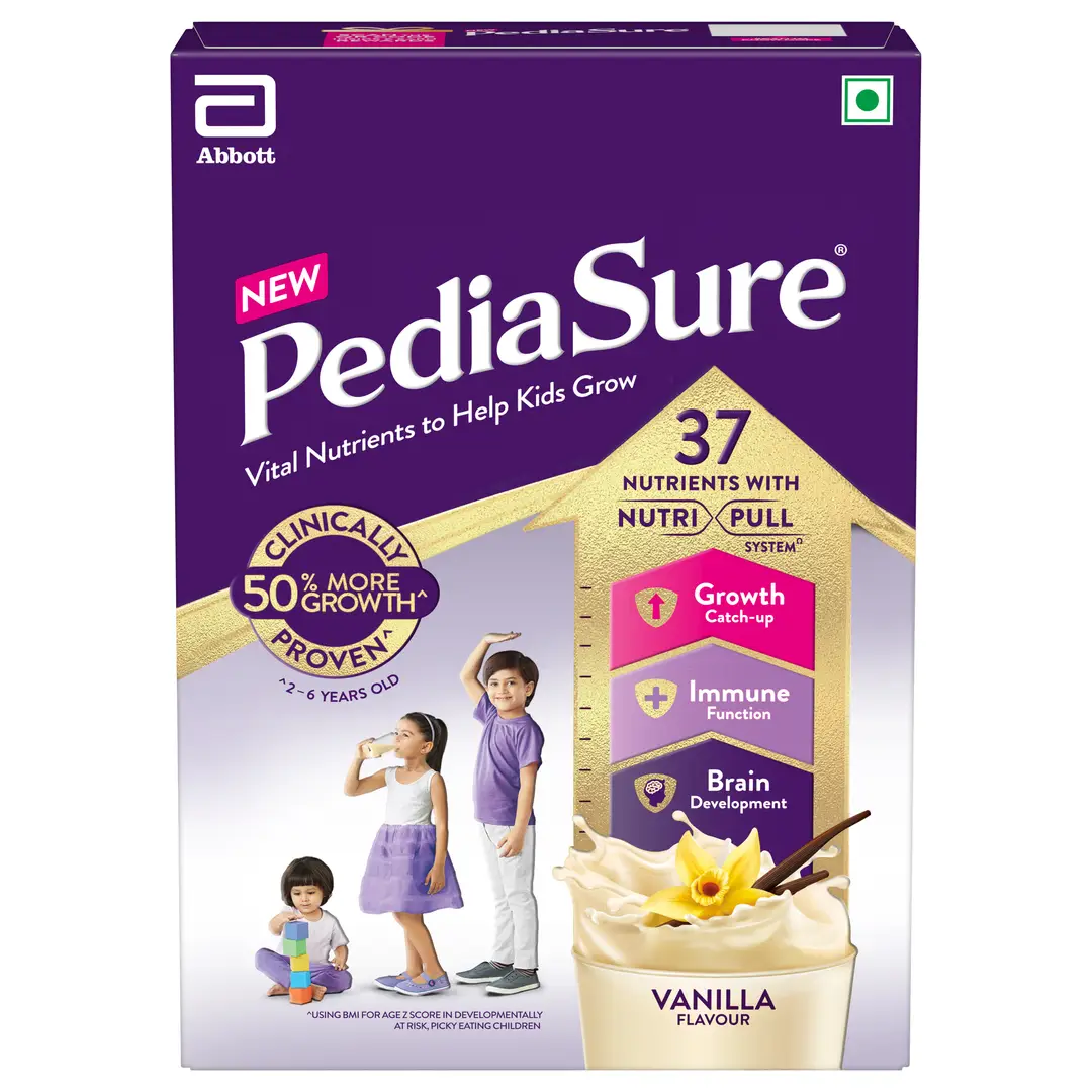 Pediasure Nutrition Health Drink for Brain and Immune Growth - Vanilla,400 gm