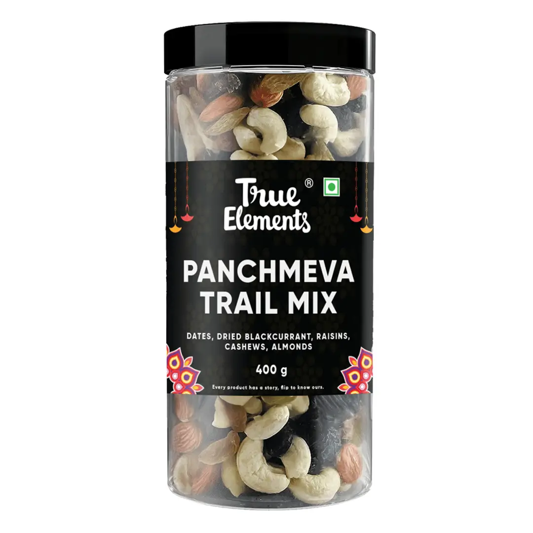 True Elements Panchmeva Trail Mix for Healthy Snack - 400 gm