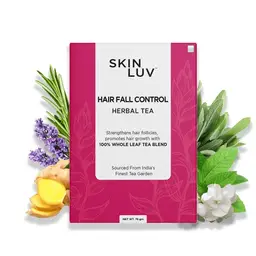 SKINLUV Hair Fall Control Herbal Tea, 100% Whole Leaf Tea Blend for hair strength and growth icon