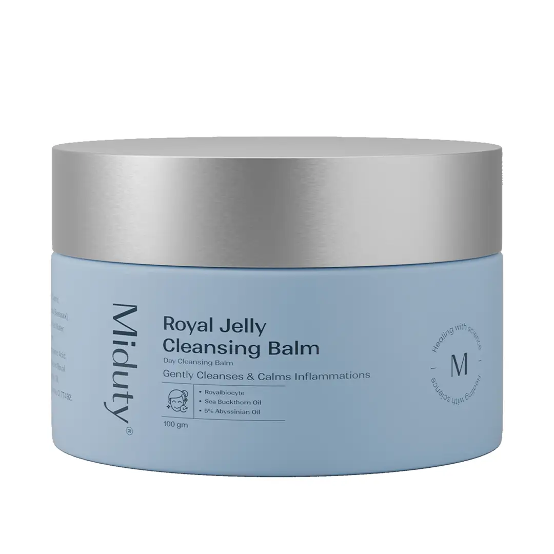 Miduty Royal Jelly Cleansing Balm – Deep Cleanse, Makeup Removal, Nourish & Hydrate - Cleansing Balm