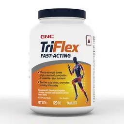 GNC TriFlex Fast Acting | Soothes Painful Joints | Relieves Stiffness | Mobility Support | Regenerates Joint Cartilage | Formulated In USA | Includes Glucosamine & Chondroitin icon