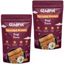Gladful Sprouted Dosa Instant Mix Protein for Families and Kids icon