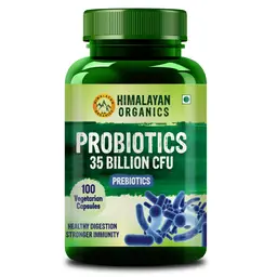 Himalayan Organics Probiotics Supplement 35 Billion CFU 16 Strains with Prebiotics - 100 Capsules icon