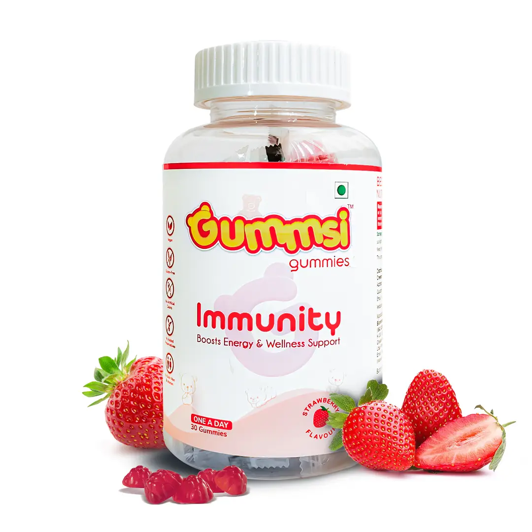 Gummsi - Vitamin C - Immunity booster - For Men Women & Kids - Pack of 1 (30 Gummies)