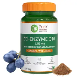 Pure Nutrition Co-Enzyme Q10 125 mg for Cellular Growth and Energy icon