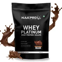 Nakpro PLATINUM 100% Whey Protein Isolate for Muscle Recovery and Lean Muscle Growth