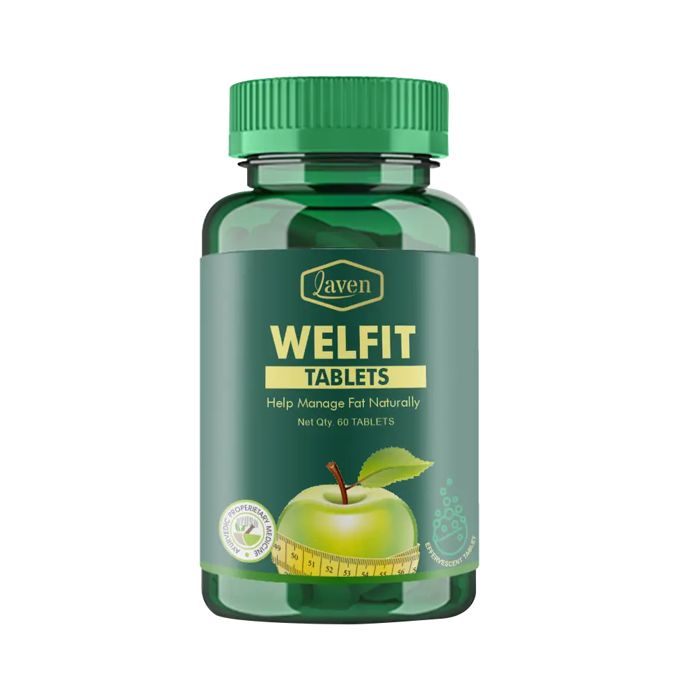 Laven Welfit Capsules for Weight Management - Pack of 1 (60 Capsules)