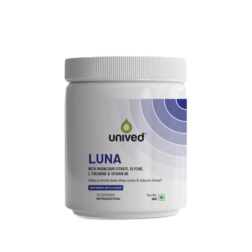 Unived Luna with Vitamin B6 for Improved Sleep Quality - Unflavoured (98 gm)