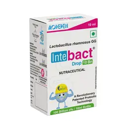 Dr. Morepen Intebact Drops 10BN CFU Probiotics Supplement for Digestive Health icon