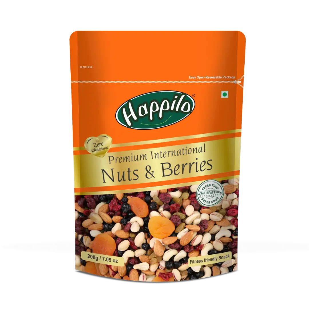 Happilo Premium International Nuts and Berries - Pack of 1 (200 gm)