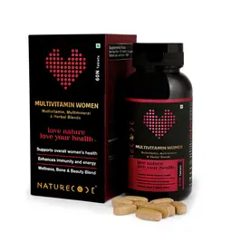 Nature Code Multivitamin Women Multivitamins, Multiminerals & Herbal Blends for Women Health- 60 Veg. Tablets. icon