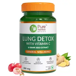 Pure Nutrition Lung Detox l Lung Detox Supplement for Men & Women icon