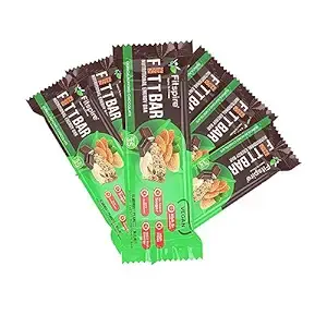 Fitspire Fit Nutritional Energy Bar with Almonds, Oats, and Millets for Healthy Diet Snack - Quiona Almond Chocolate,6 Bars