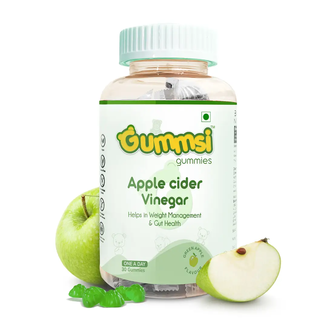Gummsi - Apple Cider Vinegar - Good for Weight Loss - ACV Gummies with Mineral & Vitamins - Pack of 1 (30 Gummies)