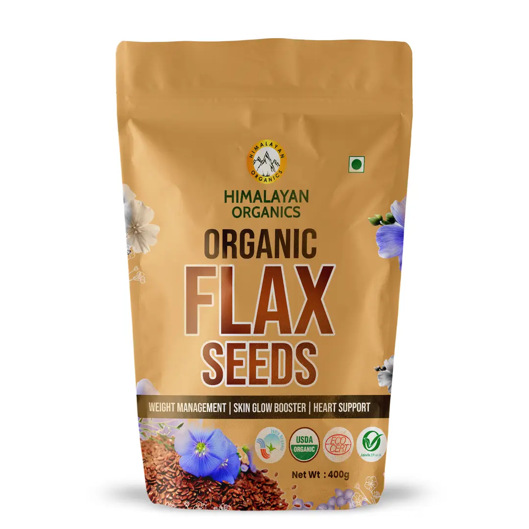 Himalayan Organics Certified Organic Flax Seeds