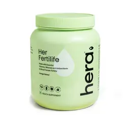 Hera Her Fertilife - Boosts Fertility - Vitamin B12, Inositol, and Folate - 300 G Powder|Orange Flavour icon