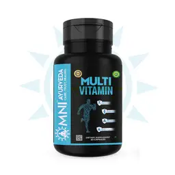 Omni Ayurveda - Multi Vitamin Capsules - Supporting Overall Health And Wellbeing - Vitamin A and Vitamin C - 60 Capsules icon