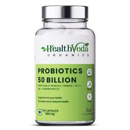 Health Veda Organics - Probiotics 50 Billion CFU Multi-Strains - with 10X Better Digestion - for Immunity Support, Improves Gut Health icon
