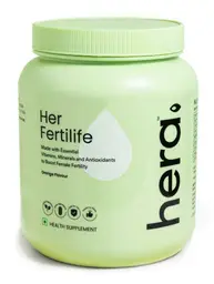 Hera Her Fertilife - Boosts Fertility - Vitamin B12, Inositol, and Folate - 300 G Powder|Orange Flavour icon