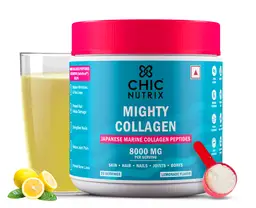 Chicnutrix Daily Collagen Peptides with Japanese Marine Collagen, Amla, Shatavari for Healthy Joints & Muscles icon