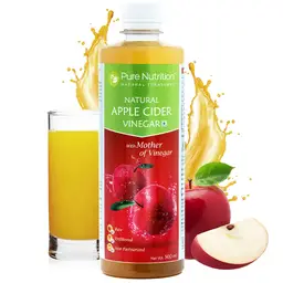 Pure Nutrition -  Raw Apple Cider Vinegar Liquid l Helps in weight management l  - 500ml icon