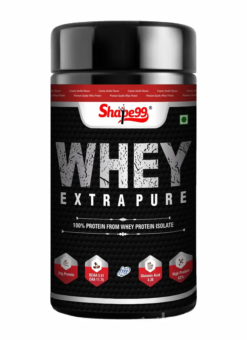 Shape99 - Whey Extra Pure Protein Powder 1 Kg - Creamy Vanilla (1 Kg)