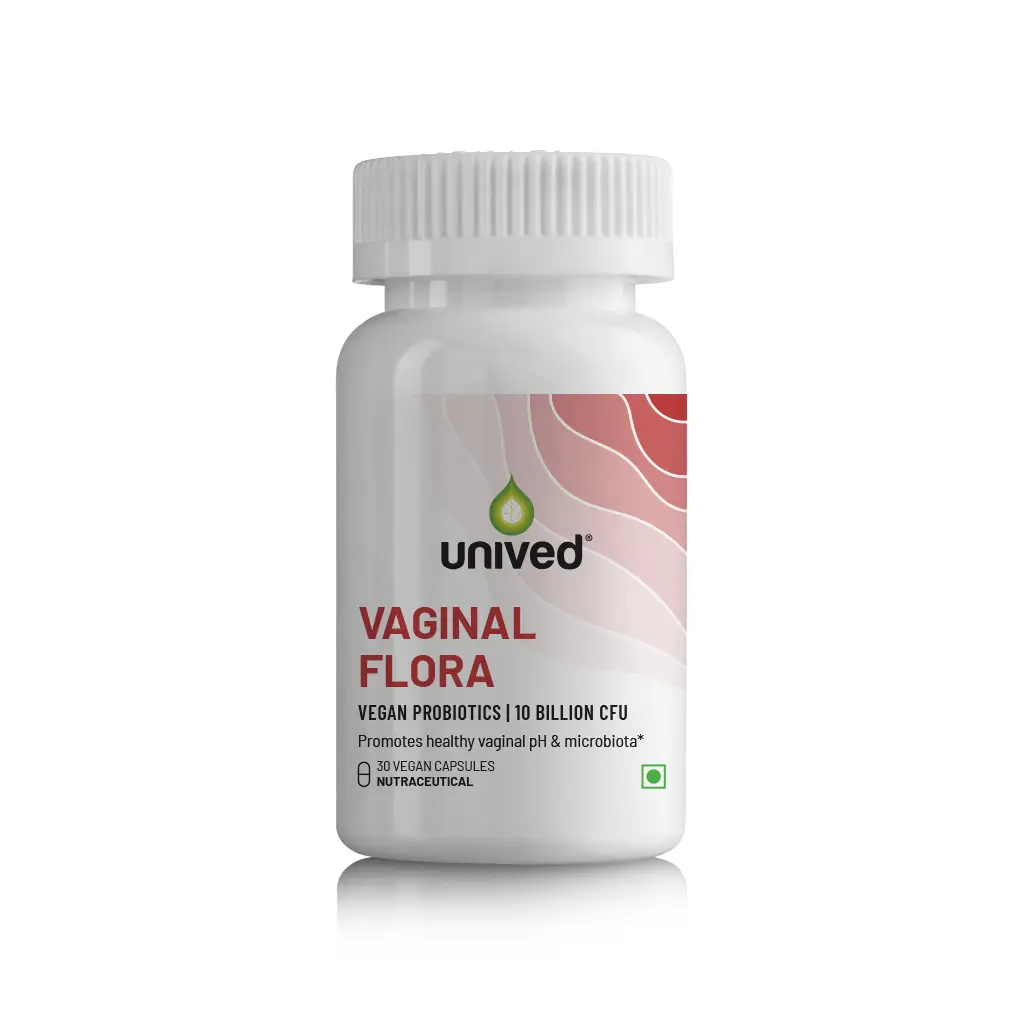 Unived Vaginal Flora for Vaginal Health - Pack of 1 (30 Capsules)