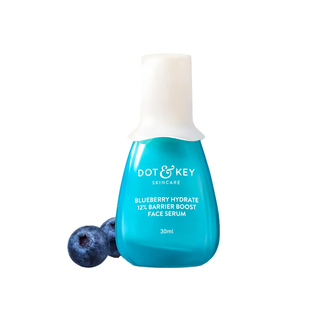 Dot & Key Bluberry Hydrate 12% Barrier Boost Face Serum for Boosting Elasticity and Plums Skin - 30 ml