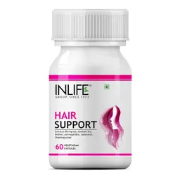 INLIFE - Ayurvedic Herbs Hair Support Supplement 500 Mg - 60 Vegetarian Capsules icon